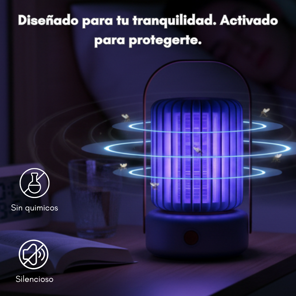 Lumi Zen: Lámpara antimosquitos recargable de 1200 mAh