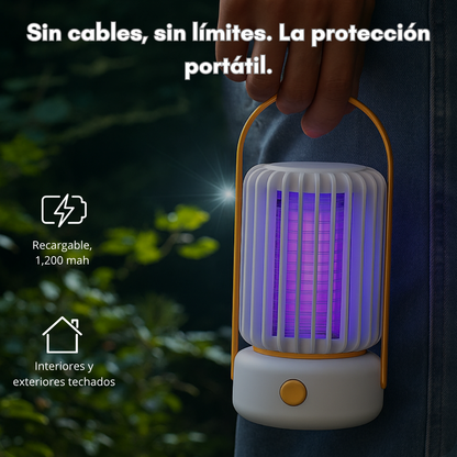 Lumi Zen: Lámpara antimosquitos recargable de 1200 mAh